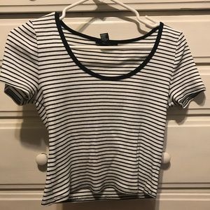 Forever 21 striped blouse